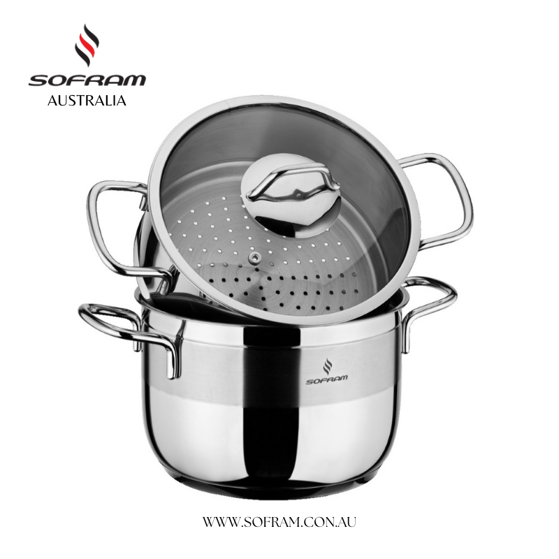 Sofram - Soft Steamer Pot 26 cm 8.30 Lt - S/Steel