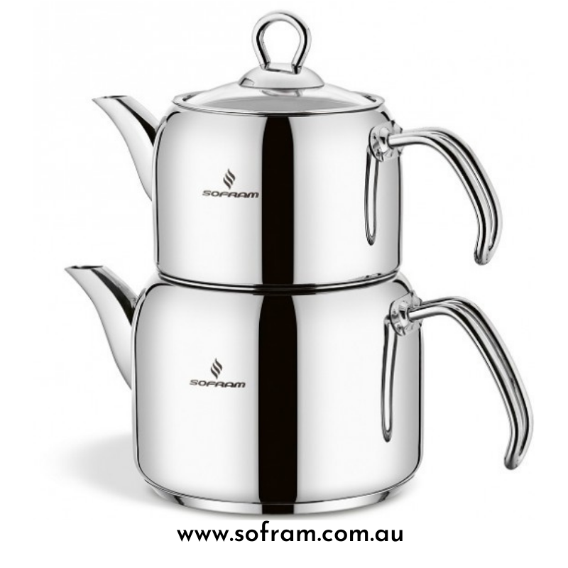 Sofram Soft Tea Pot 16 No Medium (4 pcs) - S/Steel