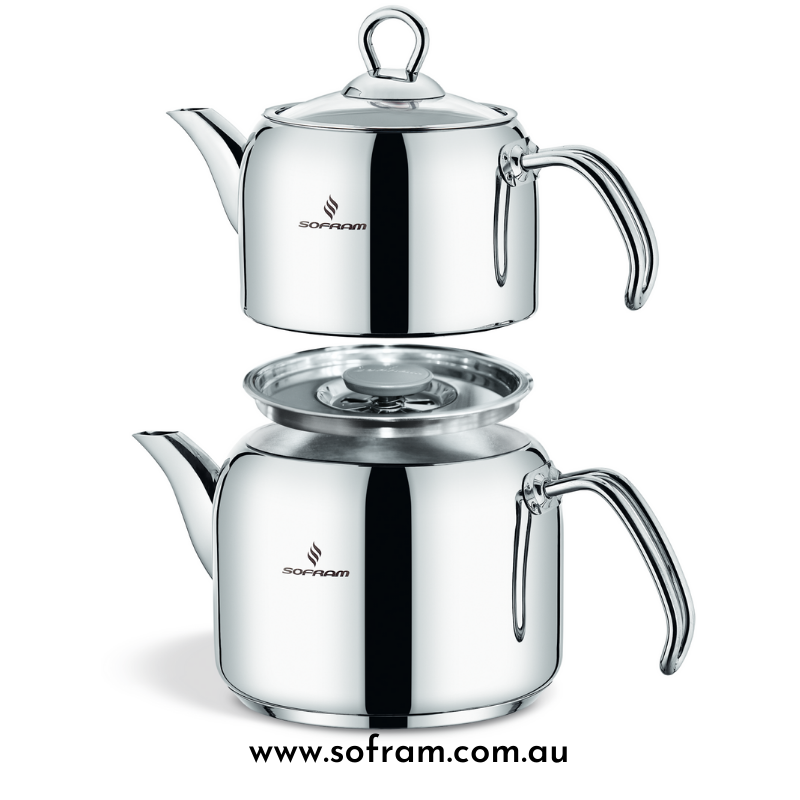 Sofram Soft Tea Pot 18 No Family (4 pcs) - S/Steel