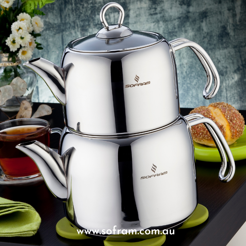 Sofram Soft Tea Pot 14 No Medium (4 pcs) - S/Steel