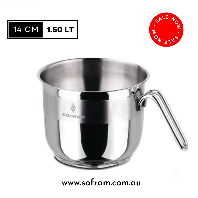 Sofram - Soft Saucepan 14 cm 1.50 Lt - S/Steel