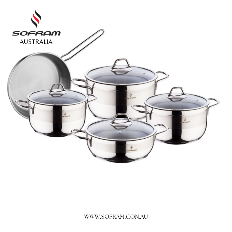 Sofram Cookware Set 9 pcs - Soft