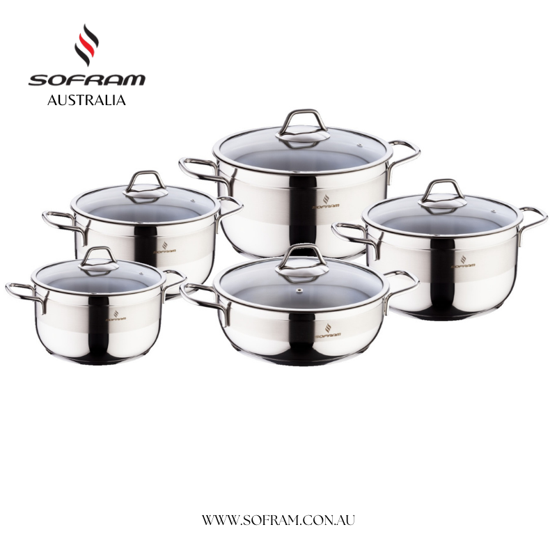 Sofram Cookware Set 10 pcs - Soft