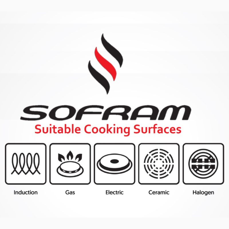 Sofram - Soft Pressure Cooker 10 Lt / 24 cm - S/Steel